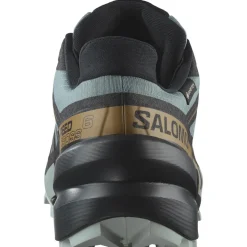 Salomon Fodtøj|Løbesko-Speedcross 6 Gore-Tex Herresko  Tropper / Black / Wood Trush