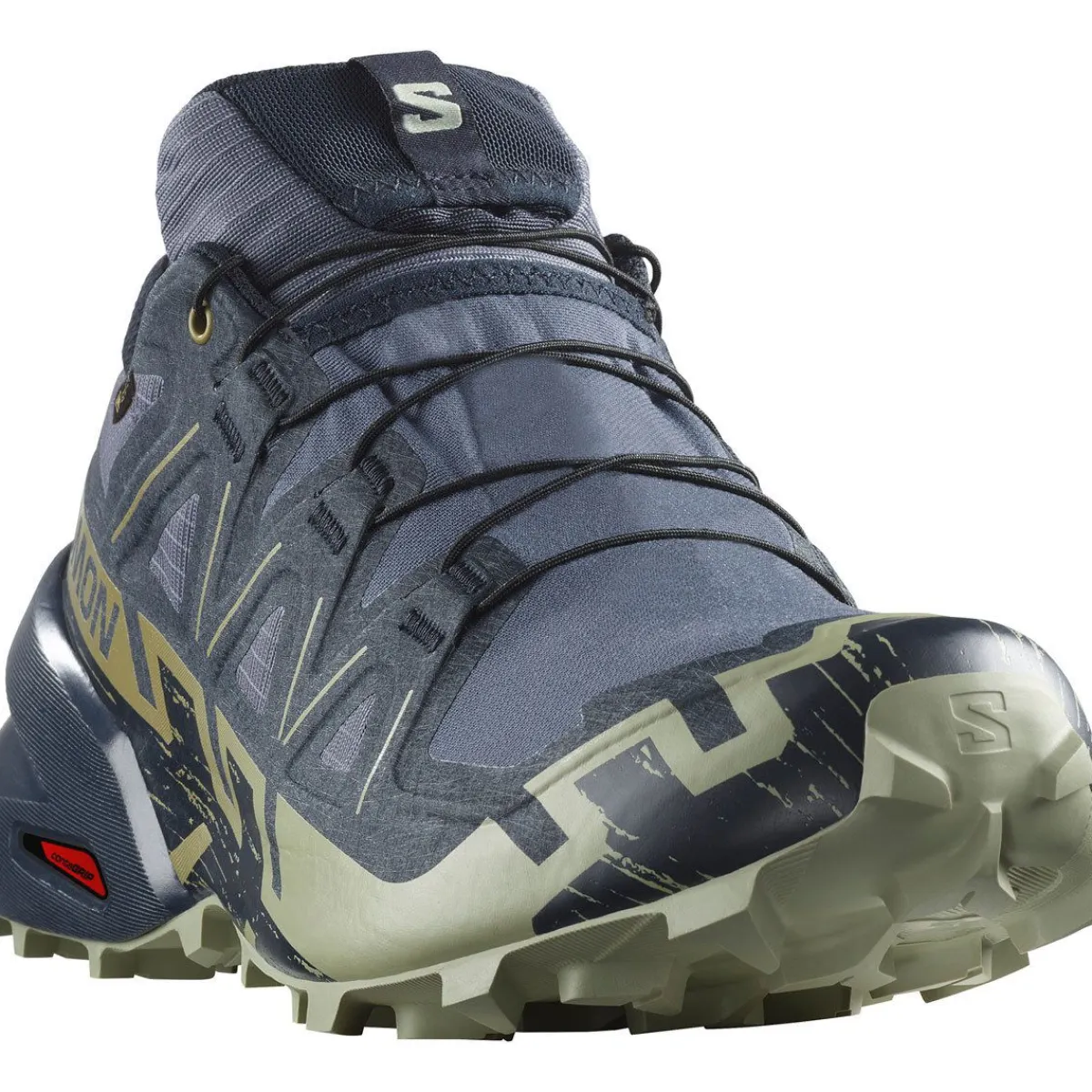 Salomon Vandresko|Fritidssko-Speedcross 6 Gore-Tex Herresko Grisaille / Carbon / Tea