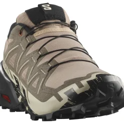 Salomon Løbesko|Fodtøj-Speedcross 6 Herresko  Cognax Neutral / Black / Almond Milk