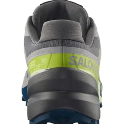 Salomon Fodtøj|Løbesko-Speedcross 6 Herresko Castlerock / Lime Cream / Poseidon