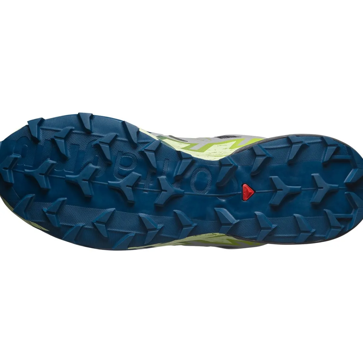 Salomon Fodtøj|Løbesko-Speedcross 6 Herresko Castlerock / Lime Cream / Poseidon