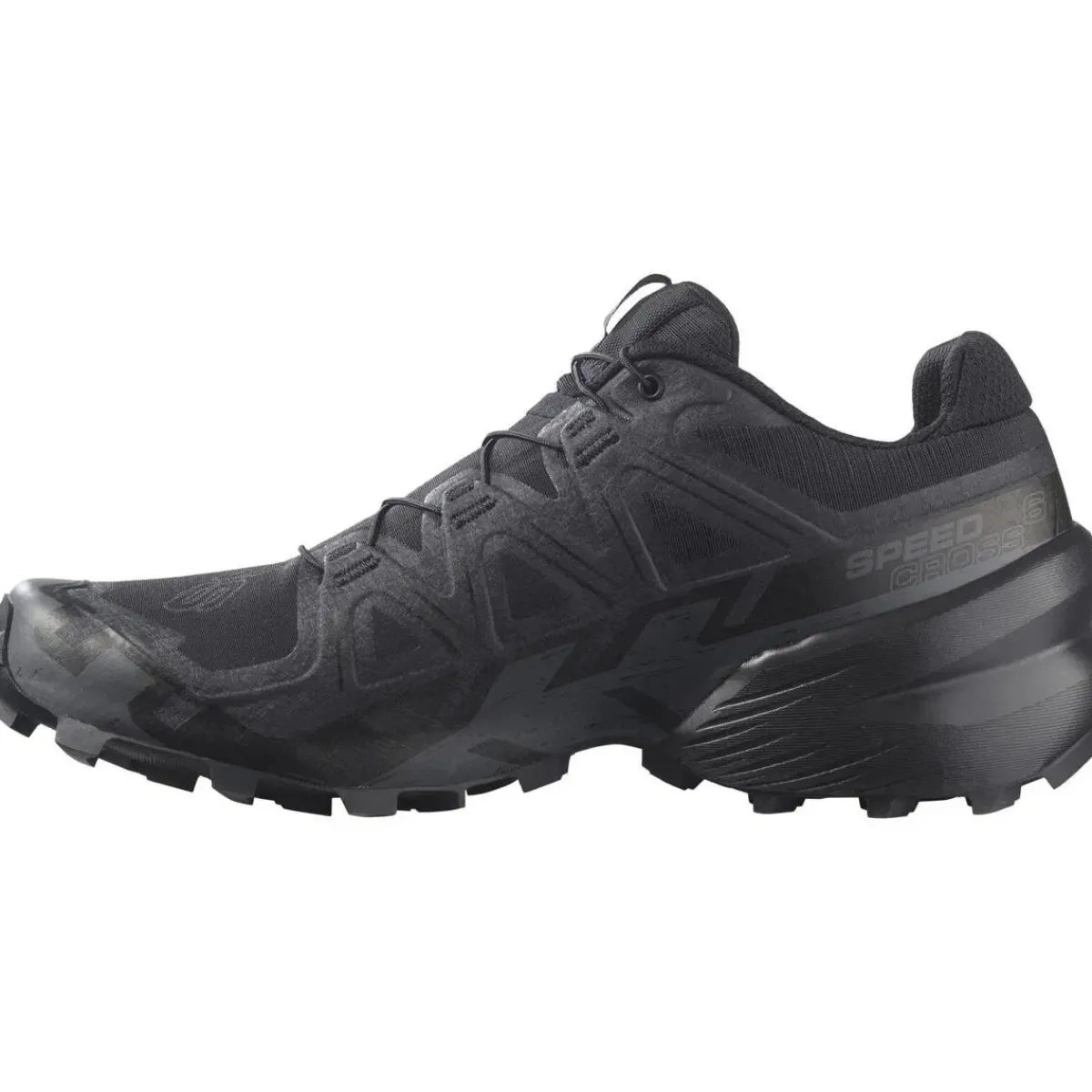 Salomon Fodtøj|Løbesko-Speedcross 6 Herresko Black / Black / Phantom