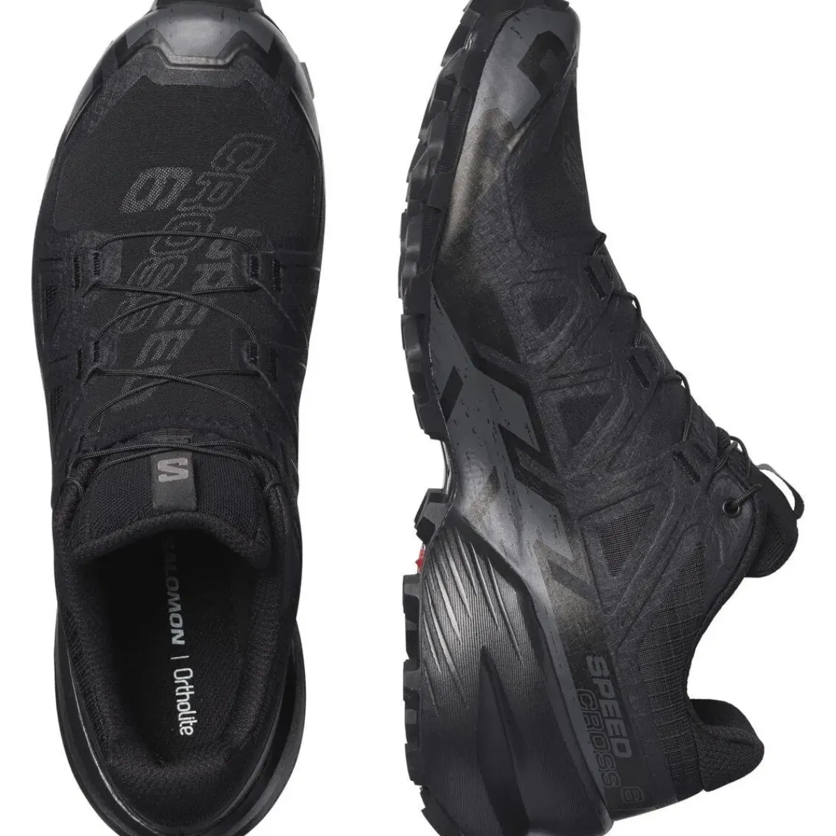 Salomon Fodtøj|Løbesko-Speedcross 6 Herresko Black / Black / Phantom
