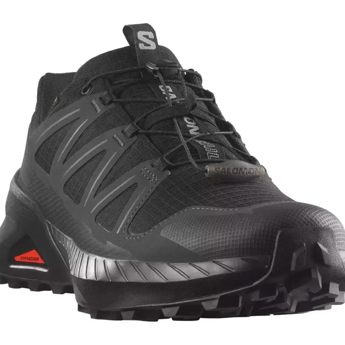 Salomon Fodtøj|Vandresko-Speedcross Peak Gore-Tex Løbesko Herre Black / Black / Phantom
