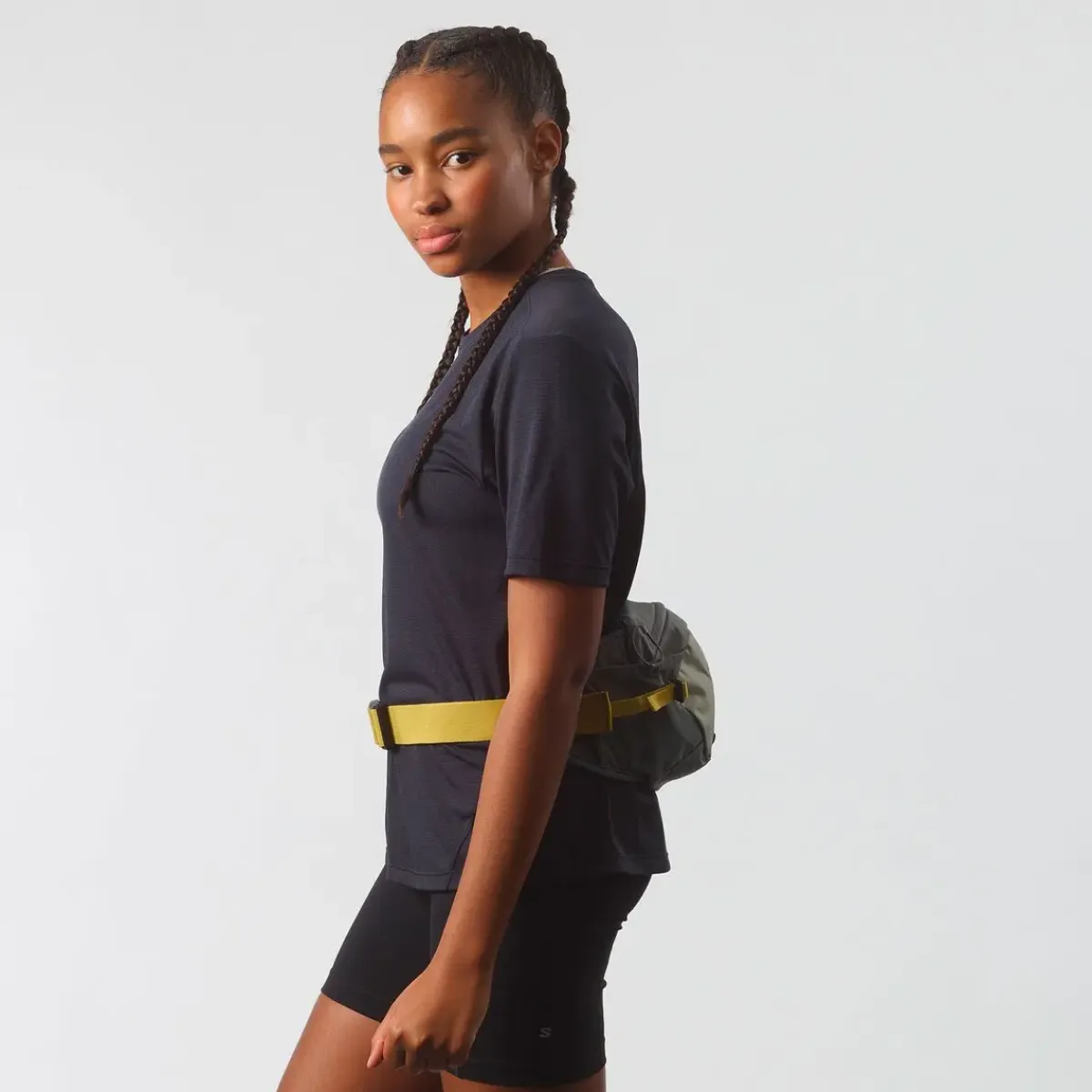 Salomon Rygsække|Løbeudstyr-Trailblazer 4 Bæltetaske Sedona Sage / Seagrass / Cress Green