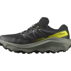 Salomon Fodtøj|Løbesko-Ultra Flow 2 Gore-Tex Løbesko Herre  Black / Transparent Yellow / Rose Violet