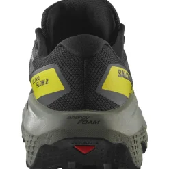 Salomon Fodtøj|Løbesko-Ultra Flow 2 Gore-Tex Løbesko Herre  Black / Transparent Yellow / Rose Violet