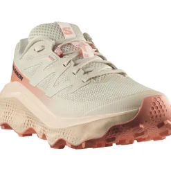 Salomon Fodtøj|Løbesko-Ultra Flow 2 Løbesko Dame  Almond / Tender Peach/ Fusion Coral