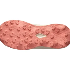 Salomon Fodtøj|Løbesko-Ultra Flow 2 Løbesko Dame  Almond / Tender Peach/ Fusion Coral