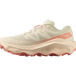 Salomon Fodtøj|Løbesko-Ultra Flow 2 Løbesko Dame  Almond / Tender Peach/ Fusion Coral