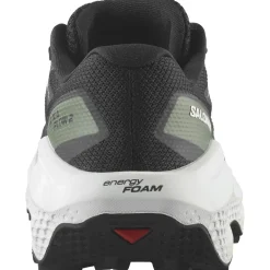 Salomon Fodtøj|Løbesko-Ultra Flow 2 Løbesko Dame  Black / White / Agave Green