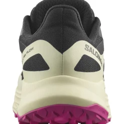 Salomon Løbesko|Fritidssko-Ultra Flow Løbesko Dame  Black / Transparent Yellow / Rose Violet