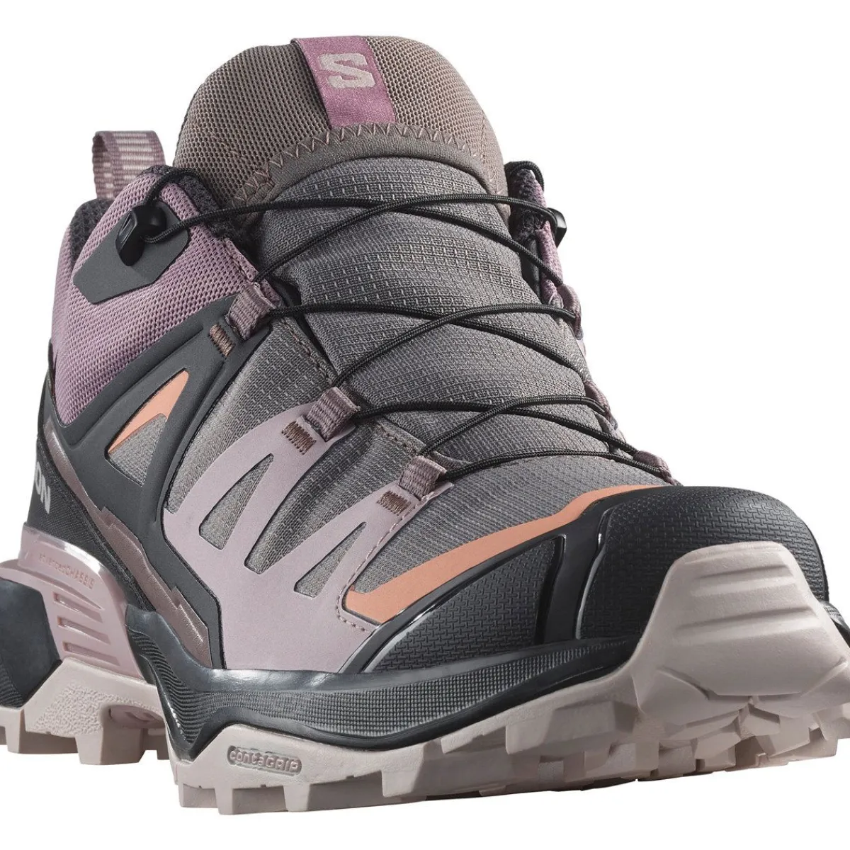 Salomon Fodtøj|Vandresko-X Ultra 360 Gore-Tex Damesko Plum Kitten / Phantom / Cork