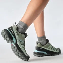 Salomon Vinterfodtøj|Fodtøj-X Ultra 360 Gore-Tex Damesko Sedona Sage / Black / Sea Foam