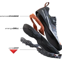 Salomon Fodtøj|Vandresko-X Ultra 360 Gore-Tex Herresko  Carbon / Indian Ink / Deep