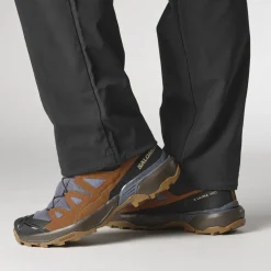 Salomon Fodtøj|Vandresko-X Ultra 360 Leather Gore-Tex Herresko  Grisaille / Caramel Cafe / Marmalade