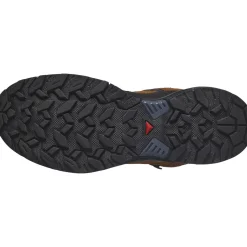 Salomon Vandrestøvler|Fodtøj-X Ultra 360 Leather Mid Gore-Tex Herrestøvle  Blue Nights / Caramel Cafe / Grisaille