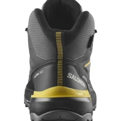 Salomon Vinterfodtøj|Fodtøj-X Ultra 360 Mid Gore-Tex Herrestøvle  Carstelrock / Black / Spicy Mustard