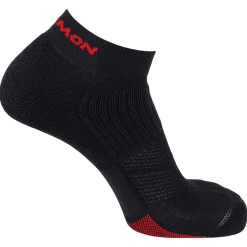 Salomon Træningstøj-X Ultra Ankel Strømper  Deep Black / Alloy / Goji Berry