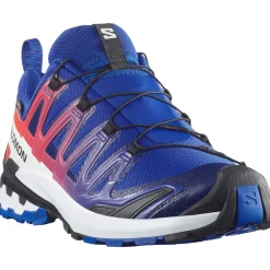 Salomon Fodtøj|Vandresko-XA PRO 3D V9 Equipe Gore-Tex Unisex Sko  Surf the Web / Fiery red / White