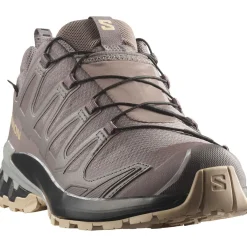 Salomon Vinterfodtøj|Fodtøj-XA PRO 3D V9 Gore-Tex Damesko  Plum Kitten / Black / Gull
