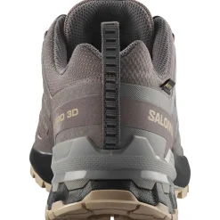 Salomon Vinterfodtøj|Fodtøj-XA PRO 3D V9 Gore-Tex Damesko  Plum Kitten / Black / Gull