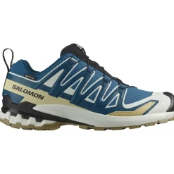 Salomon Vinterfodtøj|Fodtøj-XA PRO 3D V9 Gore-Tex Herresko Dark Blue / Icicle / Aloe
