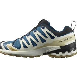 Salomon Vinterfodtøj|Fodtøj-XA PRO 3D V9 Gore-Tex Herresko  Dark Blue / Icicle / Aloe