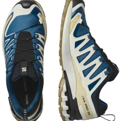 Salomon Vinterfodtøj|Fodtøj-XA PRO 3D V9 Gore-Tex Herresko Dark Blue / Icicle / Aloe