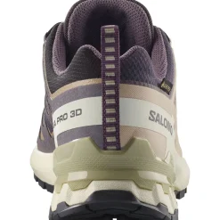 Salomon Vinterfodtøj|Fodtøj-XA PRO 3D V9 Gore-Tex Damesko  Nine Iron / Oxford Tan / Alfalfa