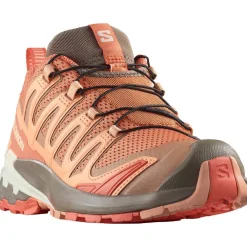 Salomon Fodtøj|Vandresko-XA PRO 3D Version 9 Damesko Sun Baked / Fresh Salmon / Prairie Sunset