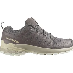 Salomon Fodtøj|Løbesko-XA PRO 3D Version 9 Damesko Plum Kitten / Oxford Tan / Tender Peach