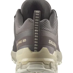 Salomon Fodtøj|Løbesko-XA PRO 3D Version 9 Damesko  Plum Kitten / Oxford Tan / Tender Peach