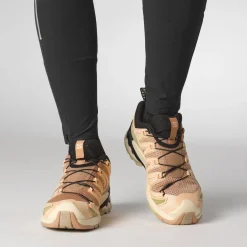 Salomon Fodtøj|Vandresko-XA PRO 3D Version 9 Damesko  Cork / Peach / Sponge