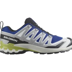 Salomon Fodtøj|Løbesko-XA PRO 3D Version 9 Herresko Nautical Blue / Alloy / Dark Citron