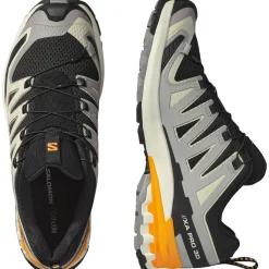 Salomon Fodtøj|Løbesko-XA PRO 3D Version 9 Herresko  Black / Gull / Turmeric