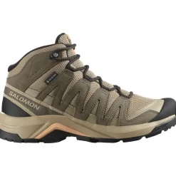 Salomon Fodtøj|Vinterfodtøj-X-Adventure Recon Mid Gore-Tex Vandrestøvle Dame  Desert Tan / Falcon / Tender Peach