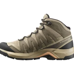 Salomon Fodtøj|Vinterfodtøj-X-Adventure Recon Mid Gore-Tex Vandrestøvle Dame  Desert Tan / Falcon / Tender Peach