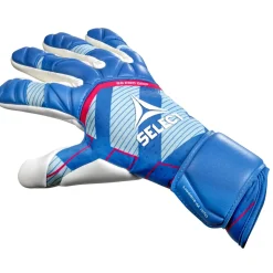 Select Fodboldudstyr-88 Pro Grip v25 Målmandshandsker  Blå / Hvid