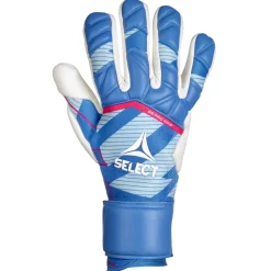 Select Fodboldudstyr-88 Pro Grip v25 Målmandshandsker  Blå / Hvid