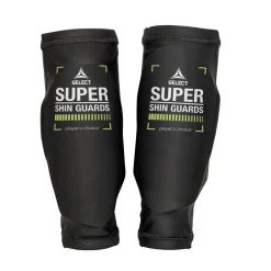 Select Fodboldudstyr-Shin Guard Super v25 Benskinner Sort / Grøn