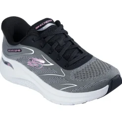 Skechers Fritid Fritidssko|Sneakers-Skechers Arch Fit 2.0 Slip-Ins - Sleek Stride Damesko  Black / Pink