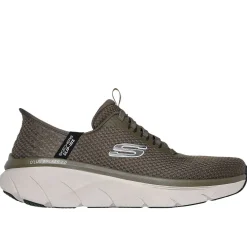 Skechers Fritid Fritidssko|Sneakers-Skechers D'Lux Walker 2.0 Slip-Ins - Taurrel Herresko  Olive