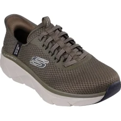 Skechers Fritid Fritidssko|Sneakers-Skechers D'Lux Walker 2.0 Slip-Ins - Taurrel Herresko  Olive
