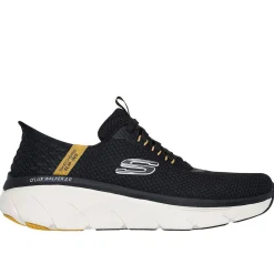 Skechers Fritid Fritidssko|Sneakers-Skechers D'Lux Walker 2.0 Slip-Ins - Taurrel Herresko  Black / Yellow