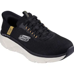 Skechers Fritid Fritidssko|Sneakers-Skechers D'Lux Walker 2.0 Slip-Ins - Taurrel Herresko  Black / Yellow