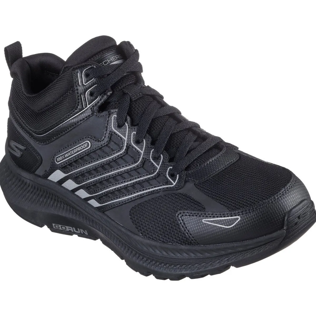 Skechers Performance Vinterfodtøj|Løbesko-Skechers Go Run Consistent 2.0 - Waterproof Herresko Black