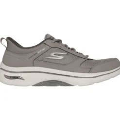 Skechers Performance Sneakers|Fritidssko-Skechers Go Walk Arch Fit 2.0 - Seared Herresko  Khaki