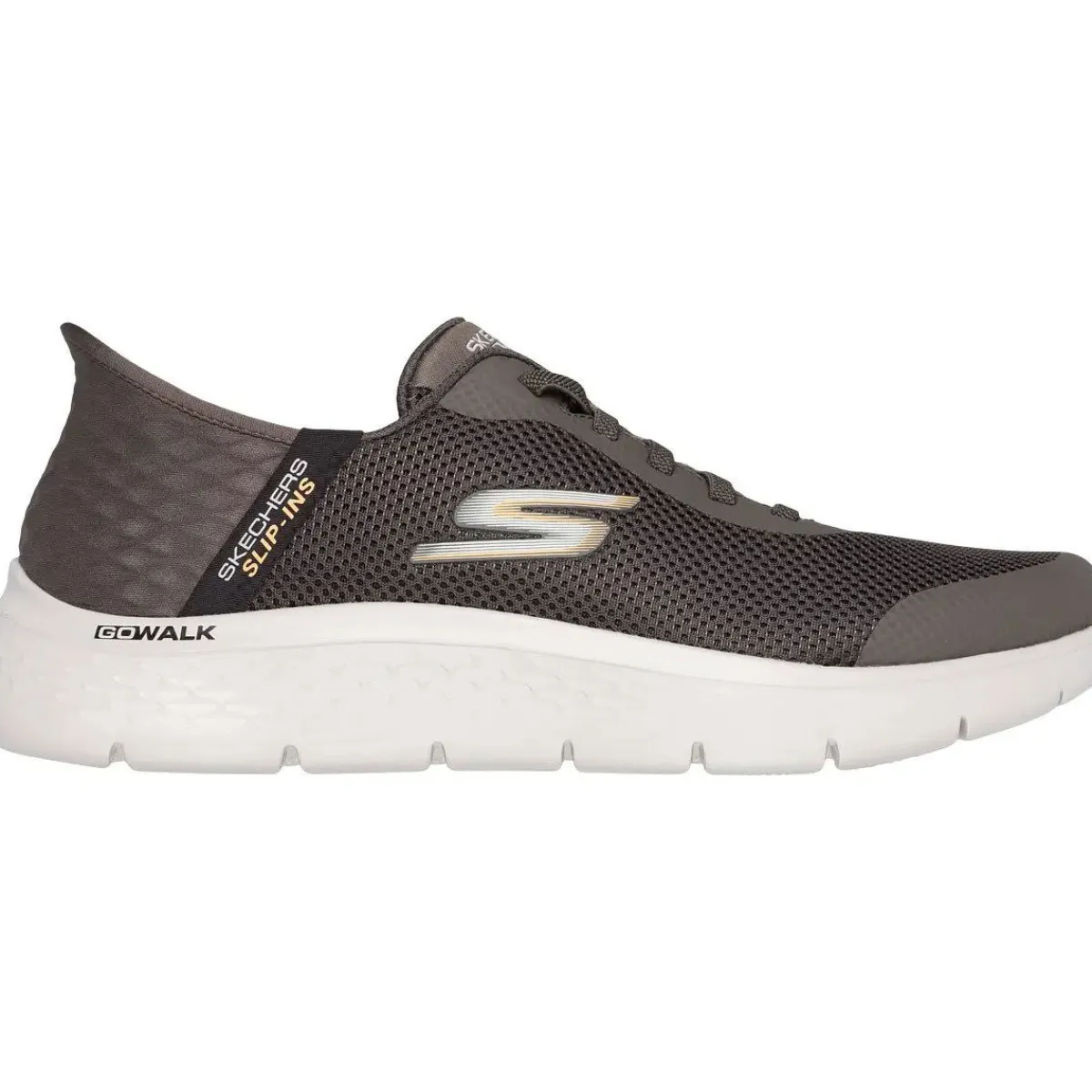 Skechers Performance Fritidssko|Sneakers-Skechers Go Walk Flex Slip-Ins - Hands Up Herresko Brown
