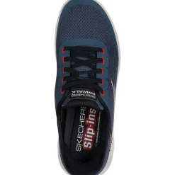 Skechers Fritid Sneakers|Sneakers-Skechers Slip-ins: Go Walk Flex - Netro Herresko  Slate